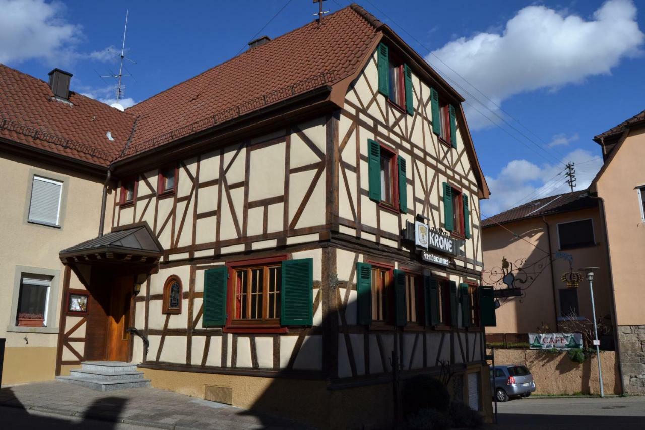 Pension Krone Sternenfels Exteriér fotografie