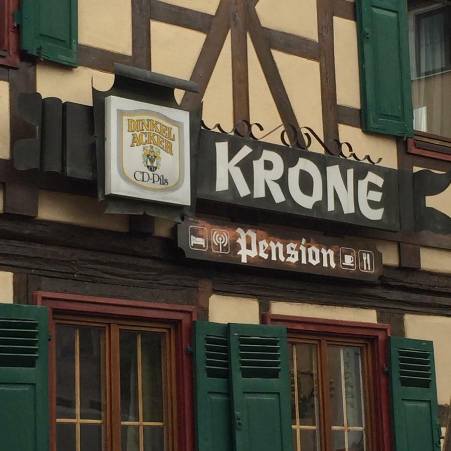 Pension Krone Sternenfels Exteriér fotografie
